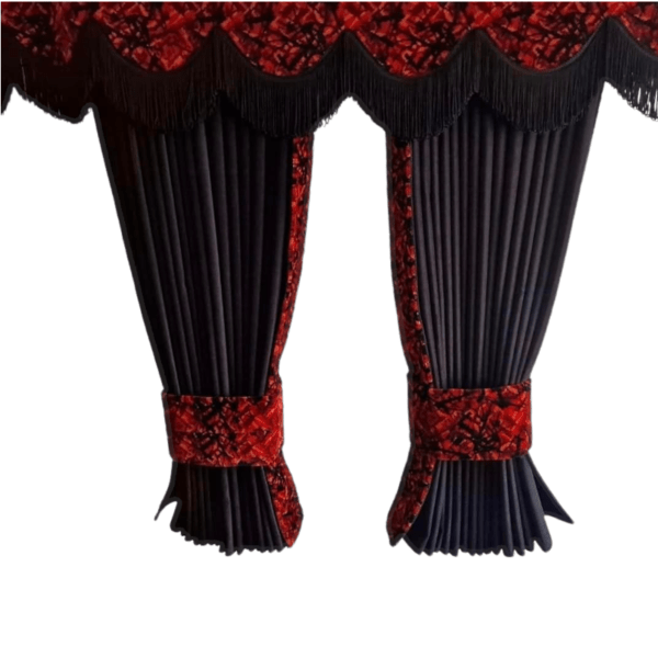 Zasłony z dodtkiem Duńskiego pluszu