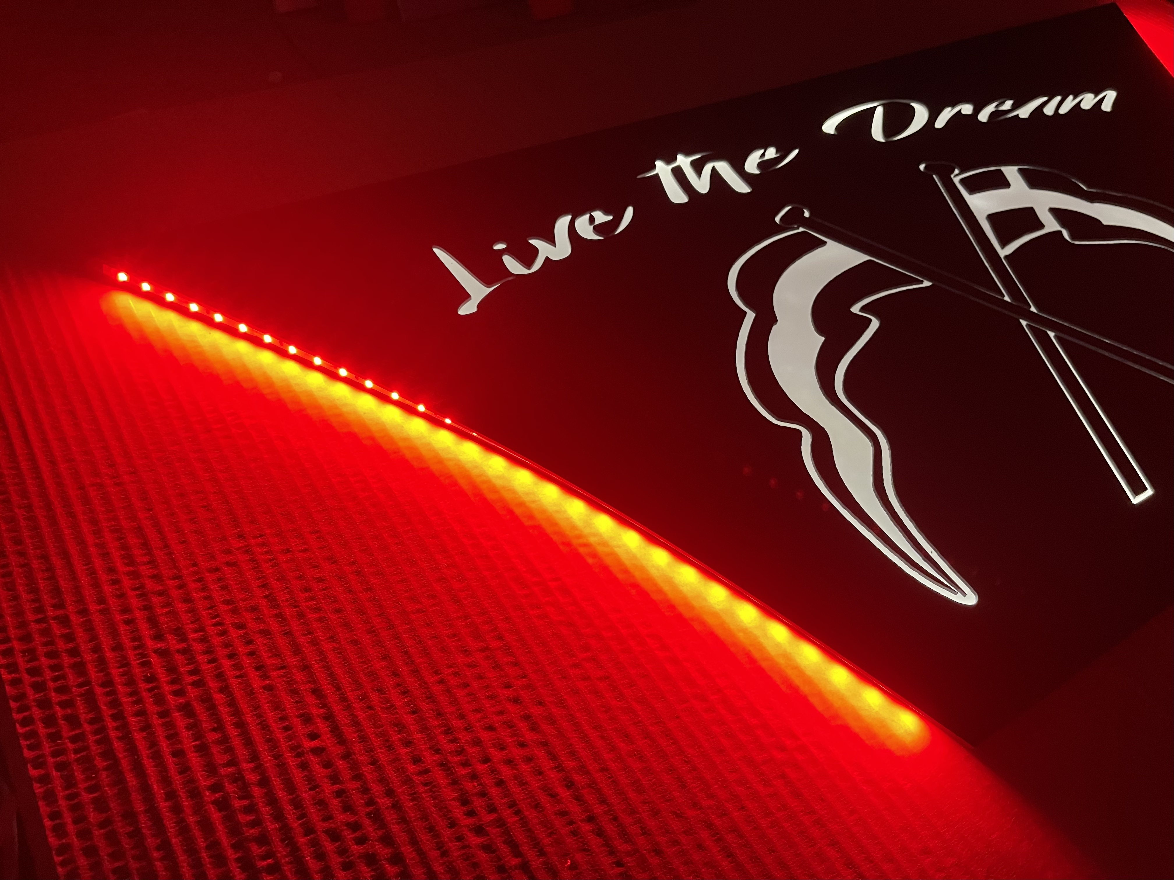 Tablica Podświetlana na tylną ściane - obrazek 2