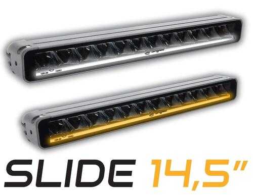 SKYLED SLIDE 14,5" LED BAR (367 MM) Z DYNAMICZNYM ŚWIATŁEM POZYCYJNYM (BIAŁE/POMARAŃCZOWE), NR KAT. 130.145LBD
