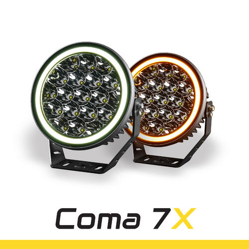REFLEKTOR SKYLED COMA 7X 7" FI180 FULL LED (95W ,8500LM, BIAŁA I POMARAŃCZOWA POZYCJA, R112), NR KAT. 133000557