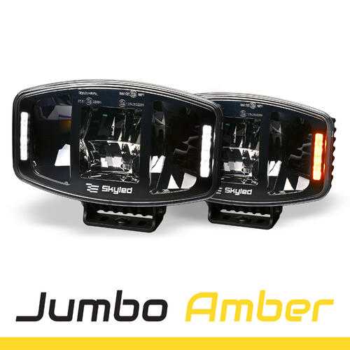 Reflektor SKYLED Jumbo Amber FULL LED 10 (100W, białe i pomarańczowe pozycje R112), nr kat. JE320.60
