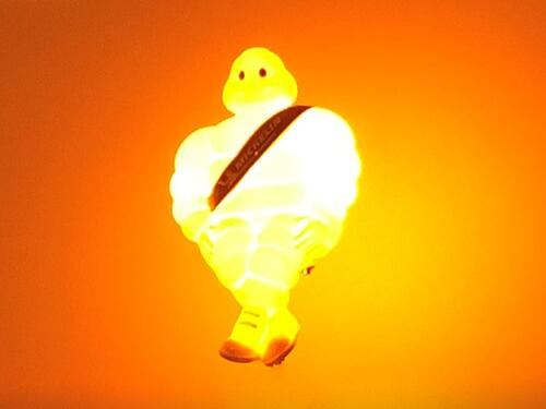 Dodatkowe podświetlenie białe zimne/pomarańczowe 24V do ludzika Michelin (para), nr kat. 13170089AMCW